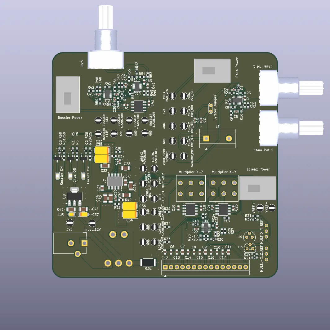 Chaos circuit PCB detail