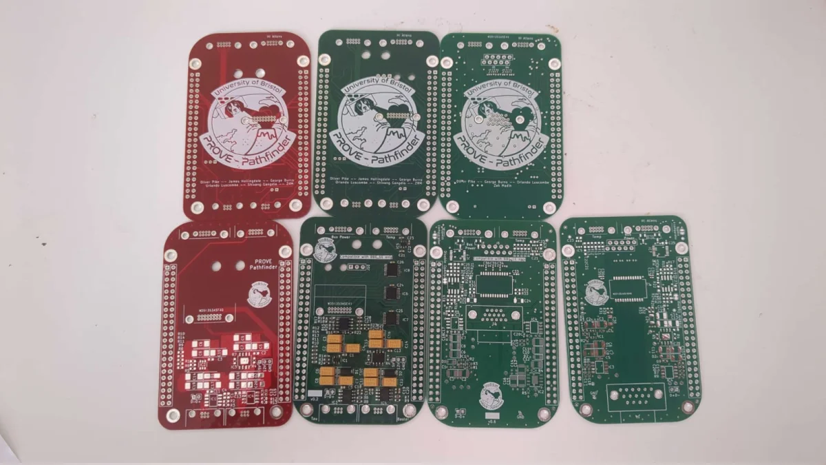 PCB revision history overview